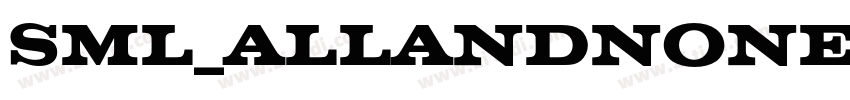 SML_ALLANDNONE1 Bol字体转换